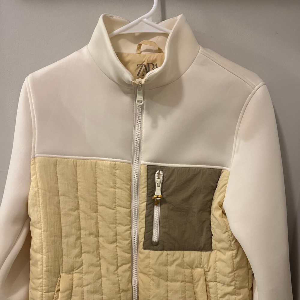 ZARA jacket, super comfy! Can dress up, down, or even make athletic